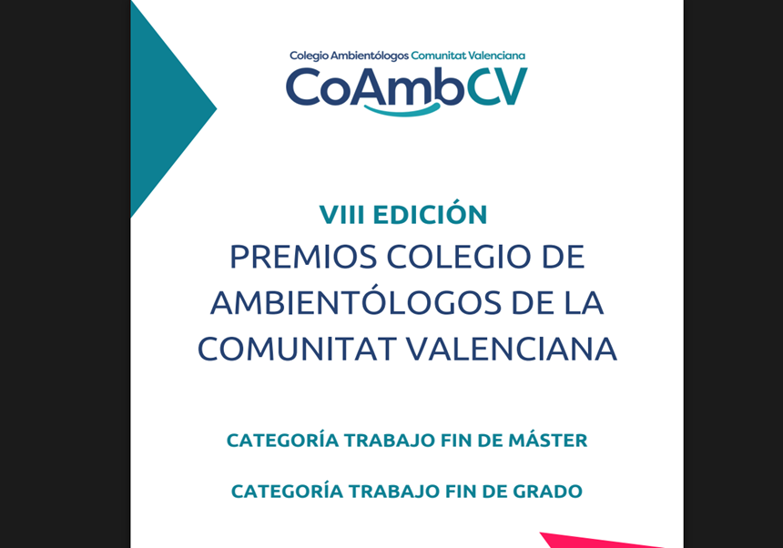 VII Edición de los Premios del Colegio de Ambientólogos (COAMBCV) de la Comunitat Valenciana