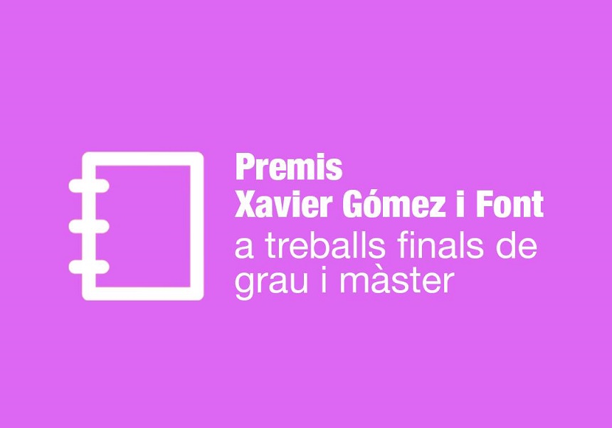 Imagen del evento:Premios Xavier Gómez i Font