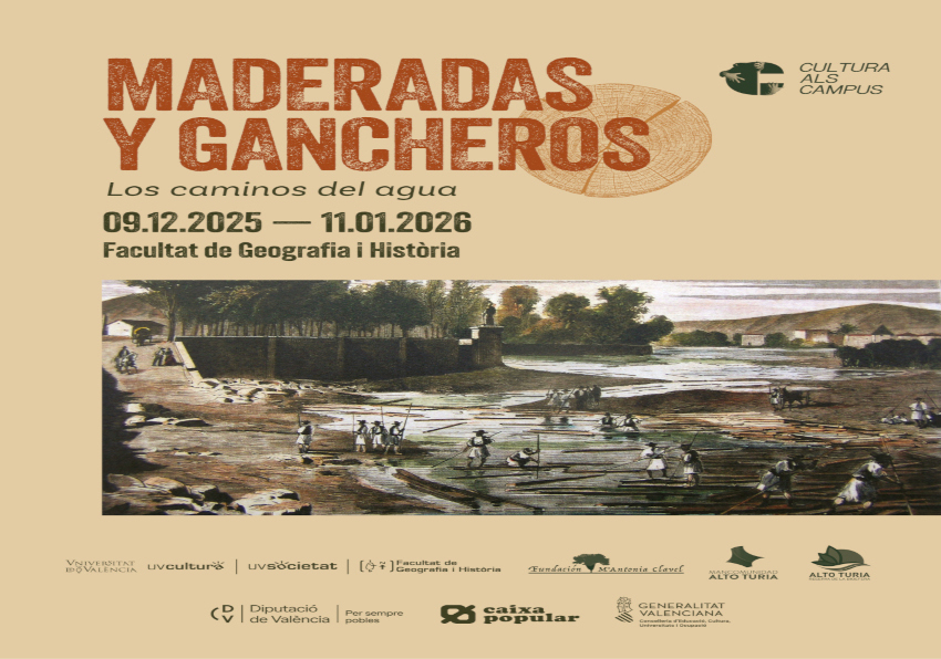 Imagen del evento:Imagen antigua conducción de madera por el río