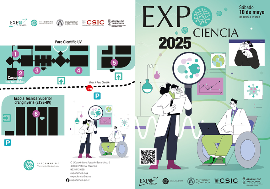 El proper dissabte 10 de maig, de 10:00h. a 14:00 h., es celebra EXPOCIÈNCIA 2025