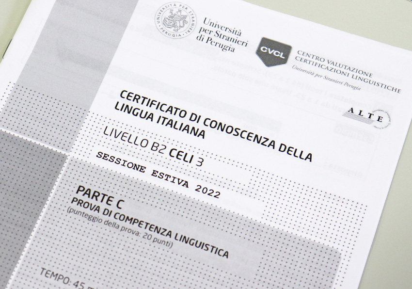 event image:Photo of a CELI exam.