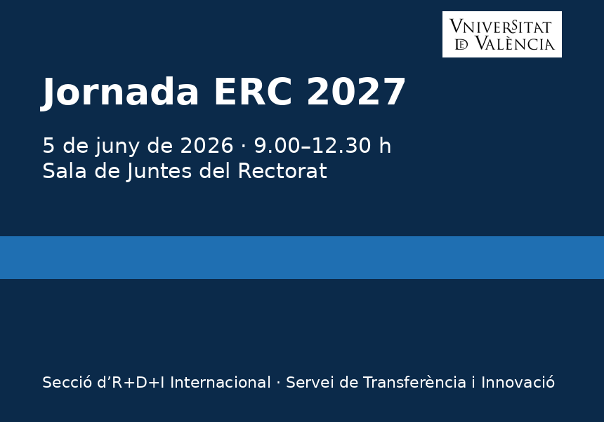 Imagen del evento:Jornada informativa en la UV sobre el ERC